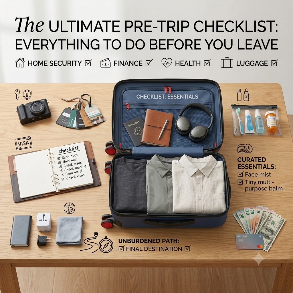 The Ultimate Pre-Trip Checklist: Everything to Do Before You Leave