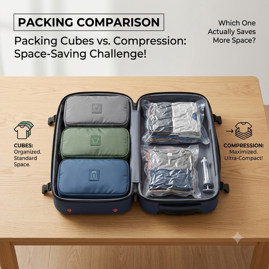 Packing Cubes vs Compression: Which One Actually Saves More Space?