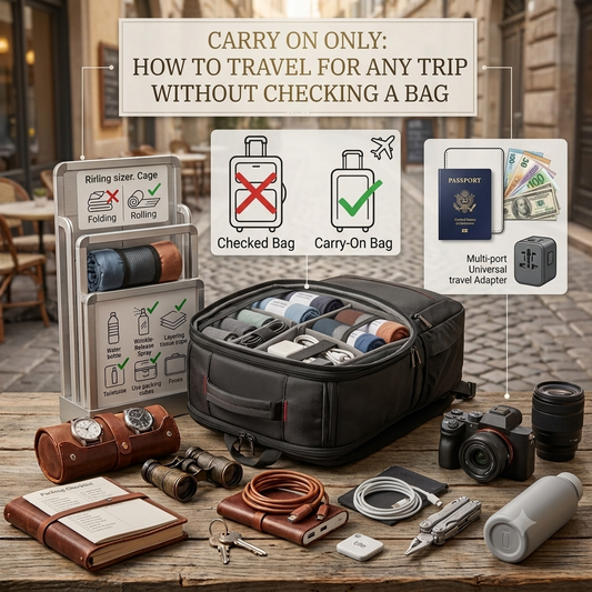 Carry On Only: How to Travel for Any Trip Without Checking a Bag
