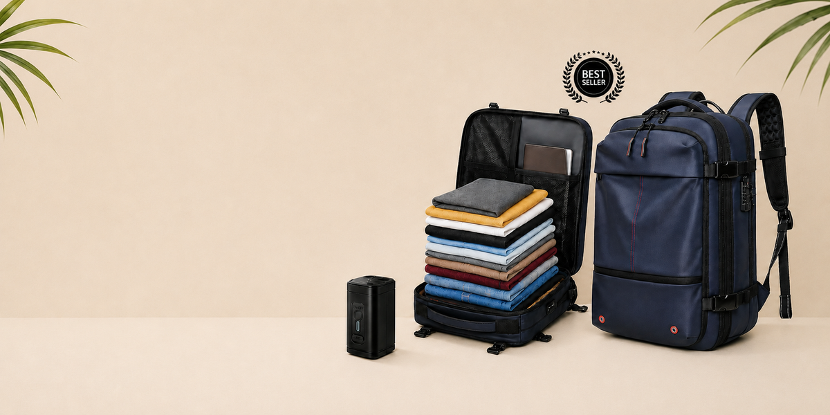 Vacuum Compression Travel Backpack for Smarter Packing