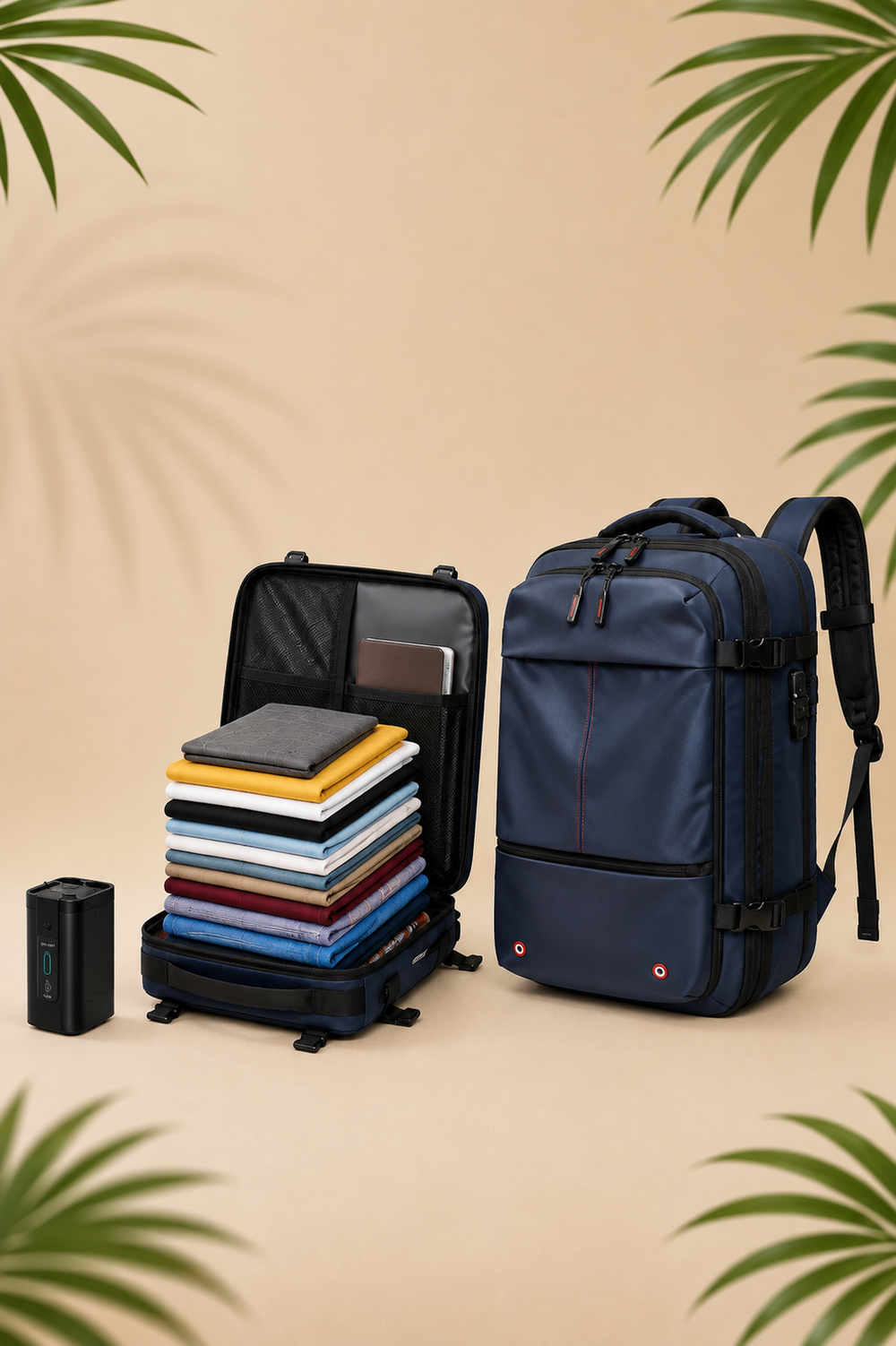 Vacuum Compression Travel Backpack for Smarter Packing